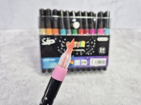 Marcadores con glitter x 24 